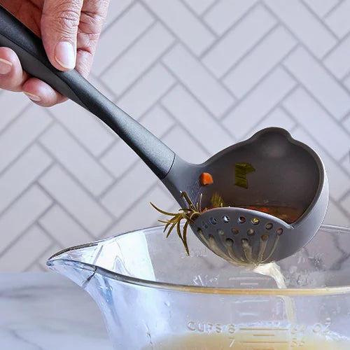CHEFS_TOOL FULL SILICON SOUP LADLE