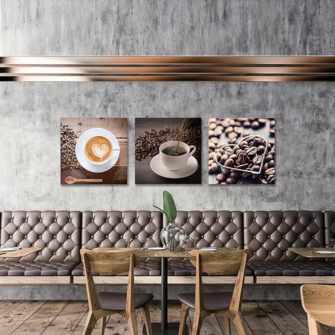 AW21 Lorena Coffee Stretched Canvas Set of 3