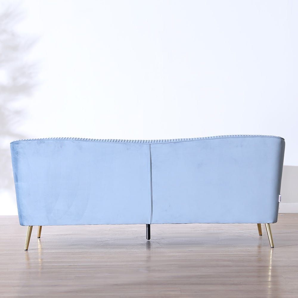 3 Seater Agnes Fabric Sofa_Sky Blue or White