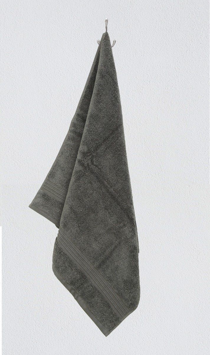 Flossy Bath Sheet _ 84X165Cm Dark Grey