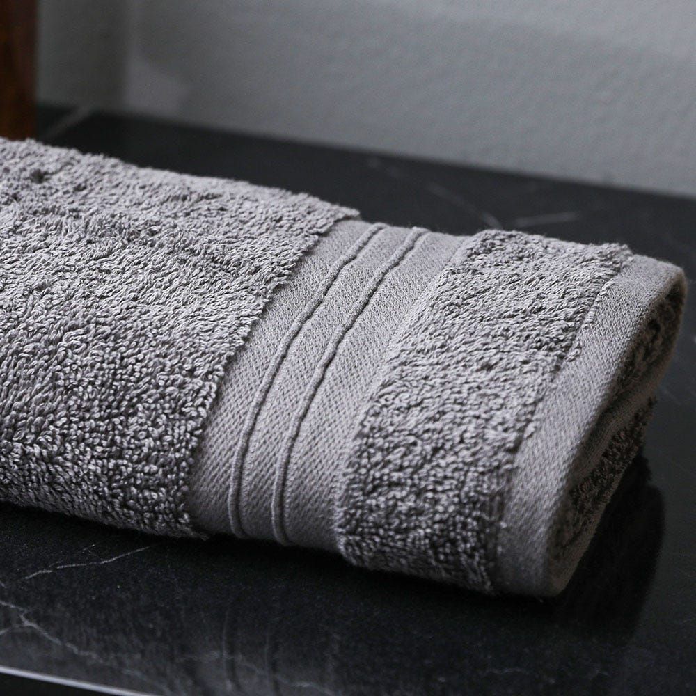 Flossy Hand Towel _ 41X76Cm Dark Grey