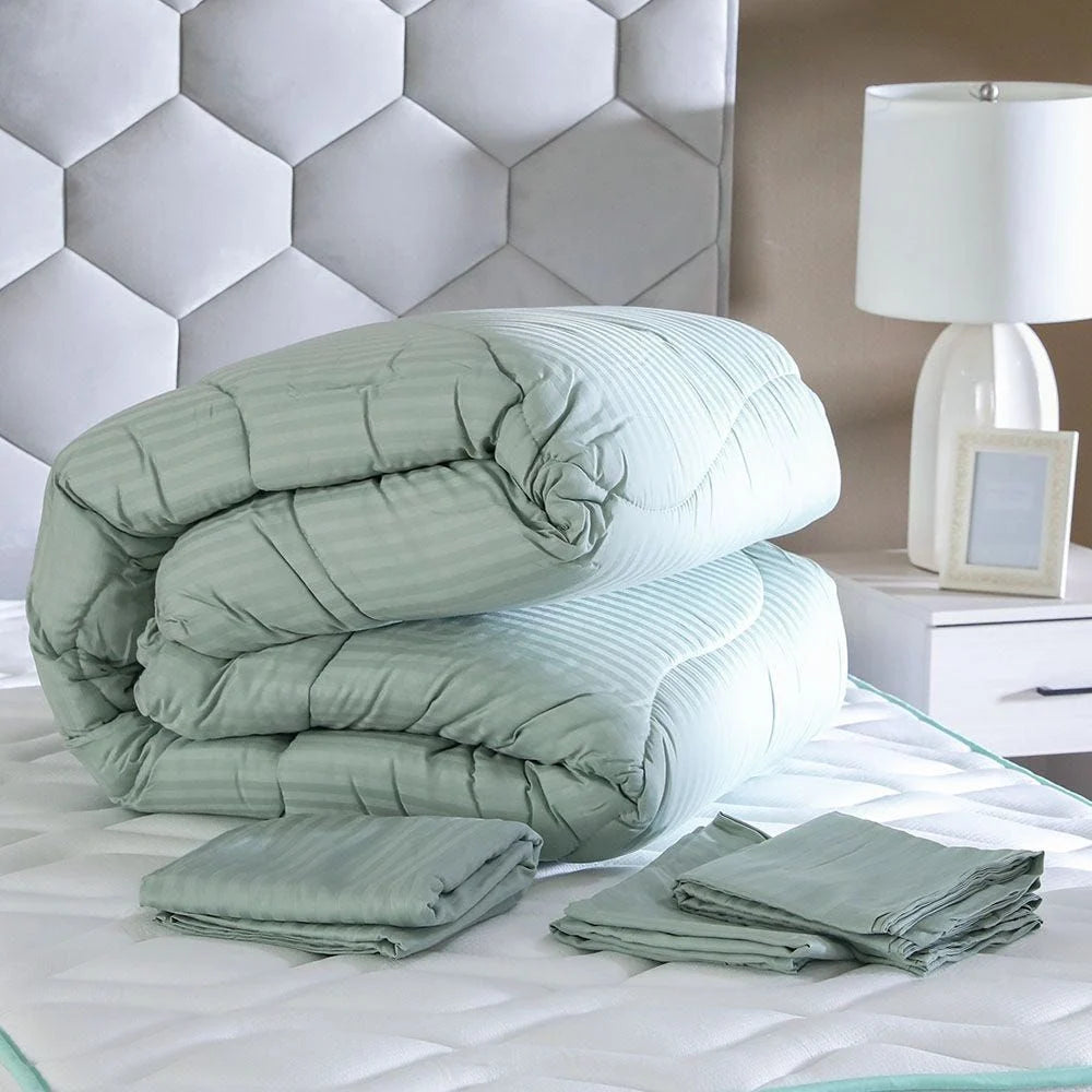 Kl -Comfy Stripe Duvet Super King
