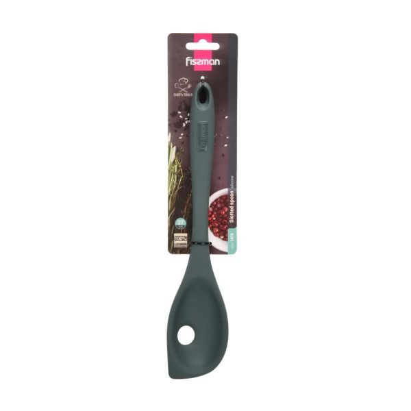 CHEFS_TOOL FULL SILICON SLOTTED SPOON
