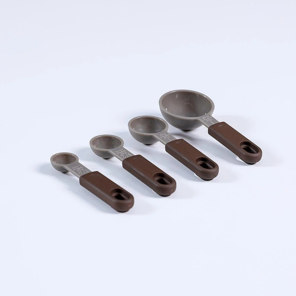 MY GADGET SET OF 4 MEASURING SPOONS CHOCO