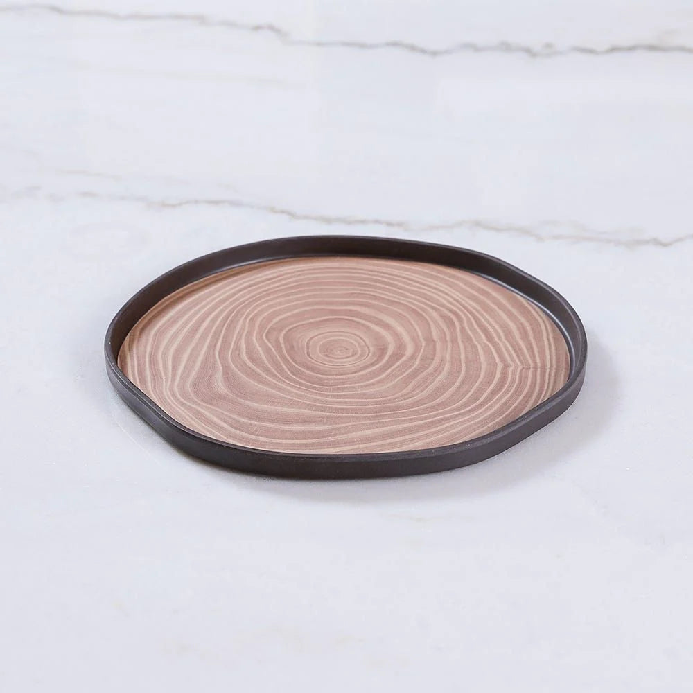 ANNUAL RING BAMBOO FIBER PLATE_ MEDIUM_ 17065