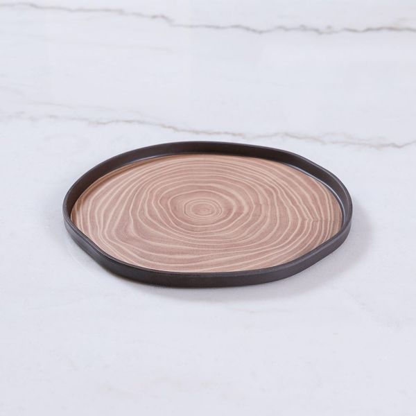 ANNUAL RING BAMBOO FIBER PLATE_ LARGE_ 17066
