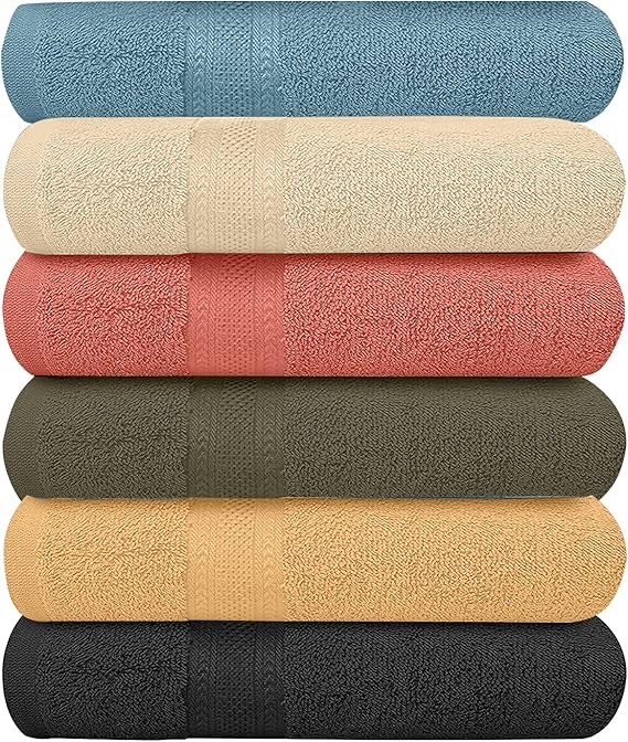 Set Of 6 Eco Towel Beige