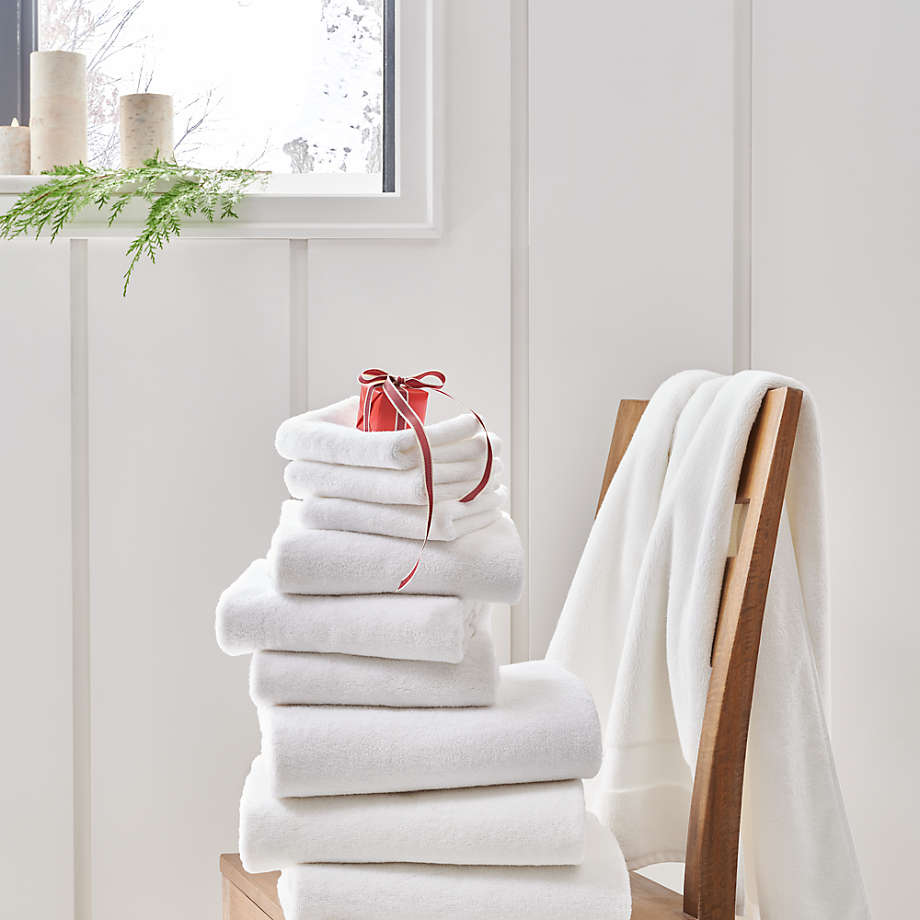 Set Of 6 Eco Towel Off White