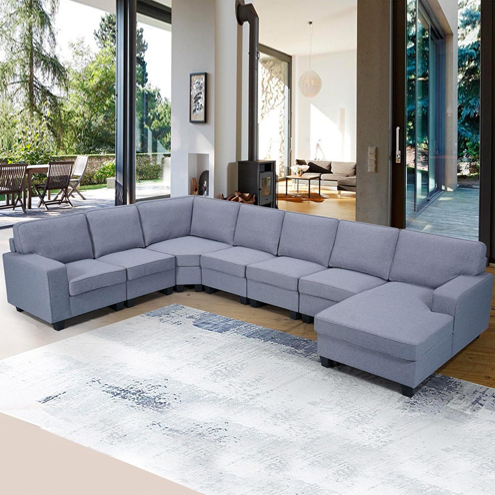 Santino Right Corner
Sectional Sofa set
_ Cool Grey