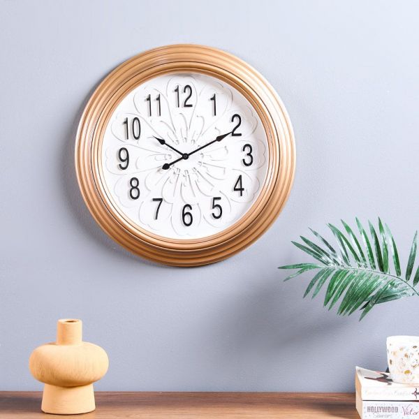 AW21 Lexie Wall Clock Gold 20Inch