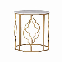 ESPERANZA 60X60X60CM END TABLE - GOLDEN