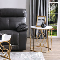 ESPERANZA 60X60X60CM END TABLE - GOLDEN