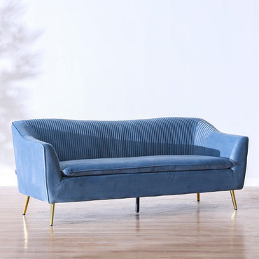 3 Seater Agnes Fabric Sofa_Sky Blue or White