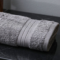 Flossy Hand Towel _ 41X76Cm Dark Grey