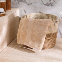 Flossy Hand Towel _ 41X76Cm Light Taupe