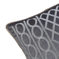 Ss21 Fantasy Embroidered Filled Cushion 45 x 45Cms _Grey Hol_433