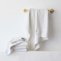 Set Of 6 Eco Towel Off White